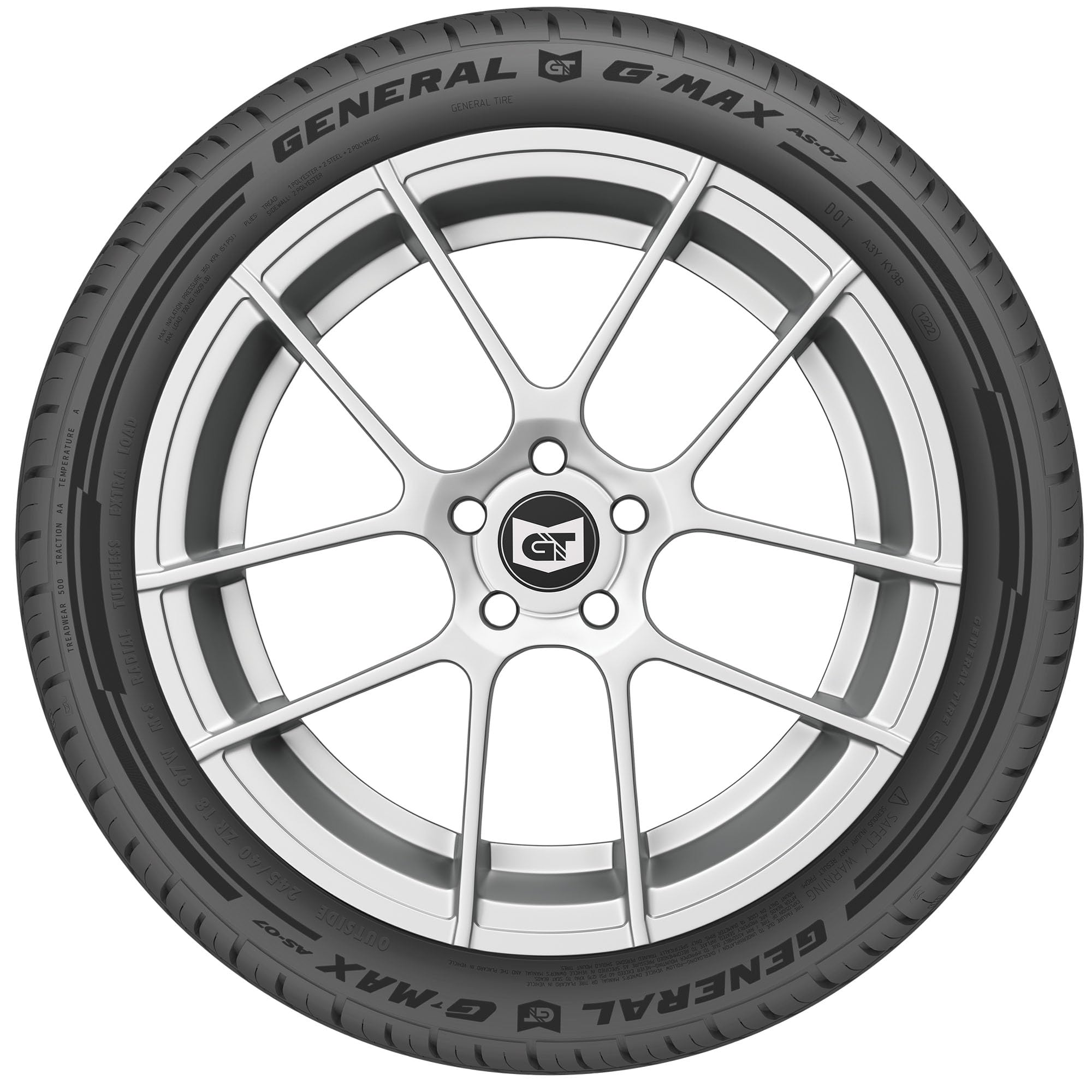 Amazon.com: General Tire G-Max AS-07 UHP All Season 285/45R22 114V